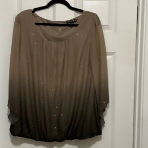 Sara Michelle Elegant Brown Ombré ’ Women's Top